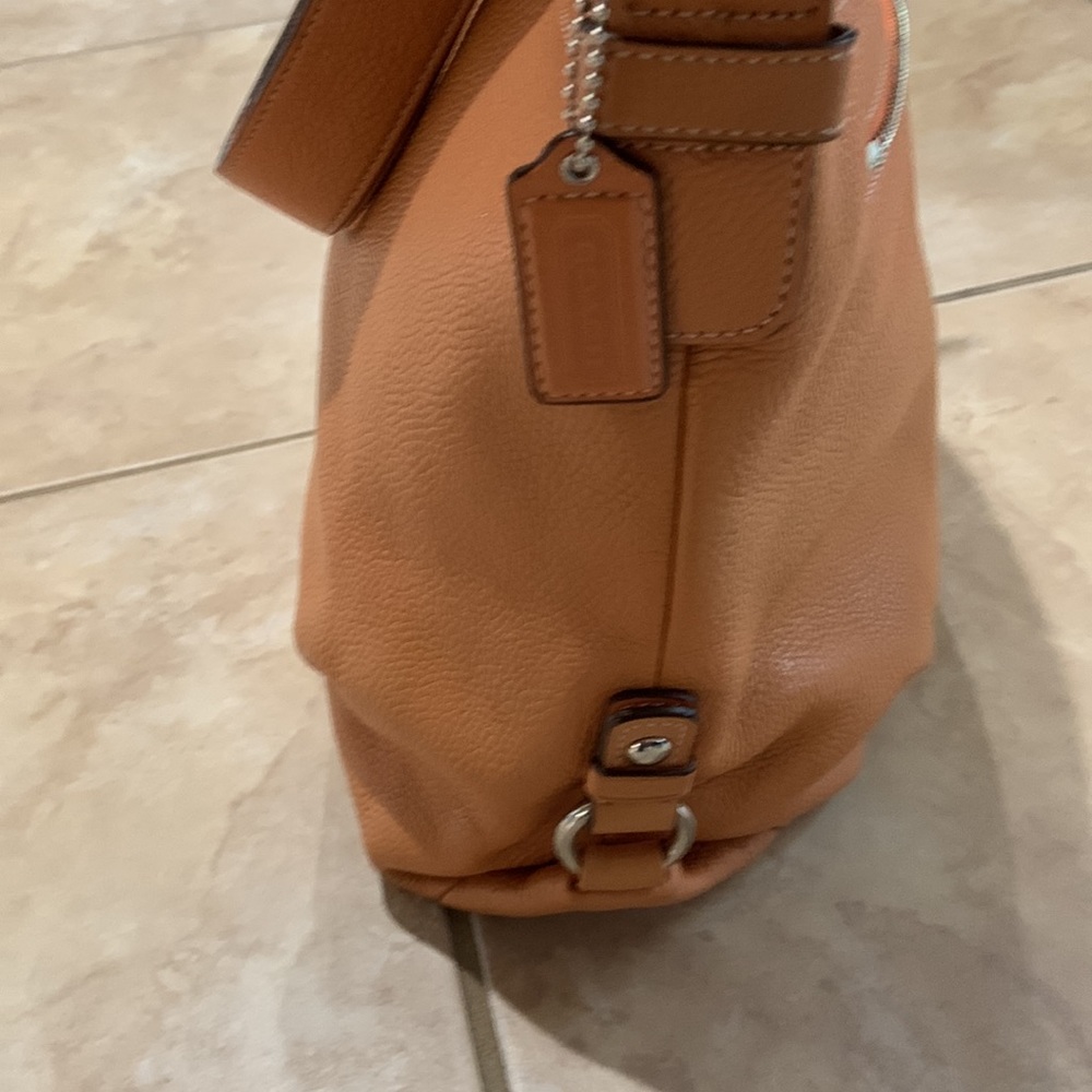 Coach Pebbled Leather Duffle Bag (Coach F15064) Gem